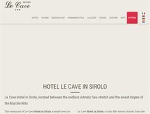 Tablet Screenshot of le-cave.it